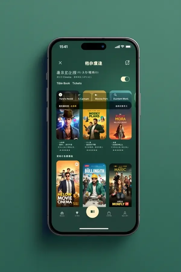 影乐酷 APP 界面预览